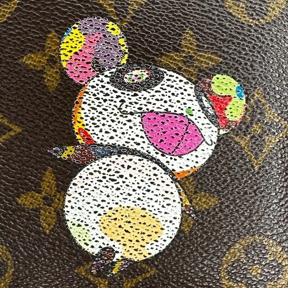 Limited Edition Authentic Louis Vuitton Taskashi Murakami Panda Marco Wallet - Picture 14 of 16